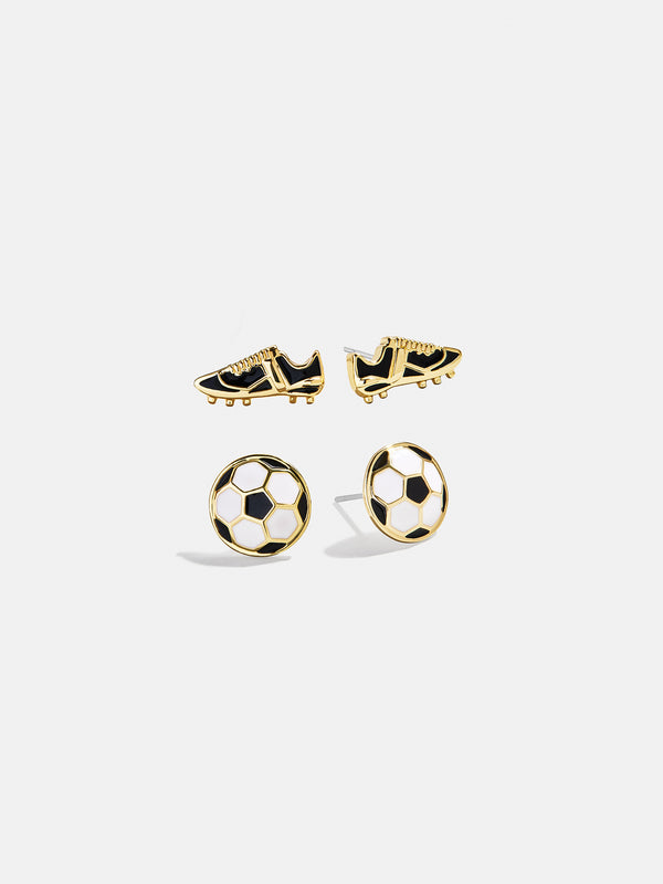Just For Kicks Earring Set - Soccer