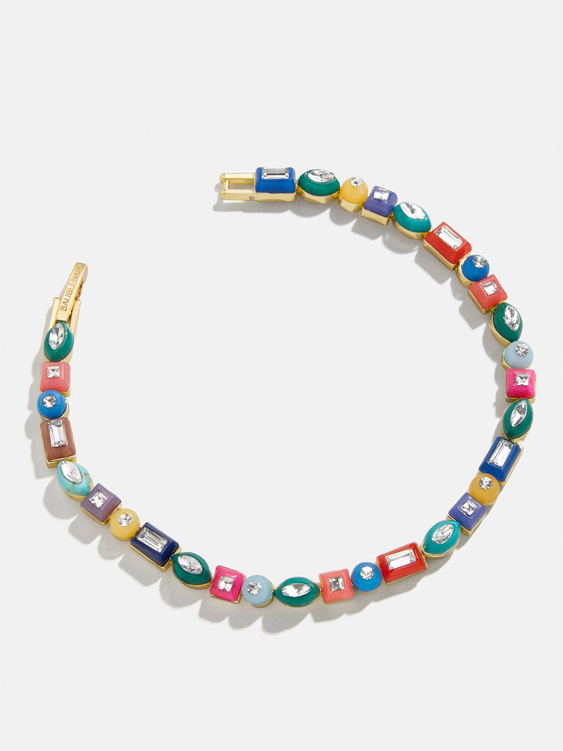 BaubleBar Kayden Bracelet - Dark Multi - 
    Mixed stone tennis bracelet
  
