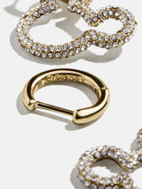 BaubleBar Mickey Mouse Disney Pavé Statement Earrings - Gold/Pavé - 
    Enjoy 20% off - This Week Only
  
