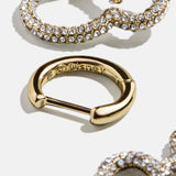 Mickey Mouse Disney Pavé Statement Earrings - Gold/Pavé