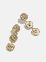 BaubleBar Mickey Mouse Disney Medallion Drop Earrings - Gold/Pavé - 
    Enjoy an extra 20% off sale - This Week Only
  
