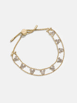 BaubleBar Disney Mickey Mouse Repeating Slider Bracelet - Gold/Pavé - 
    Enjoy 20% off - This Week Only
  

