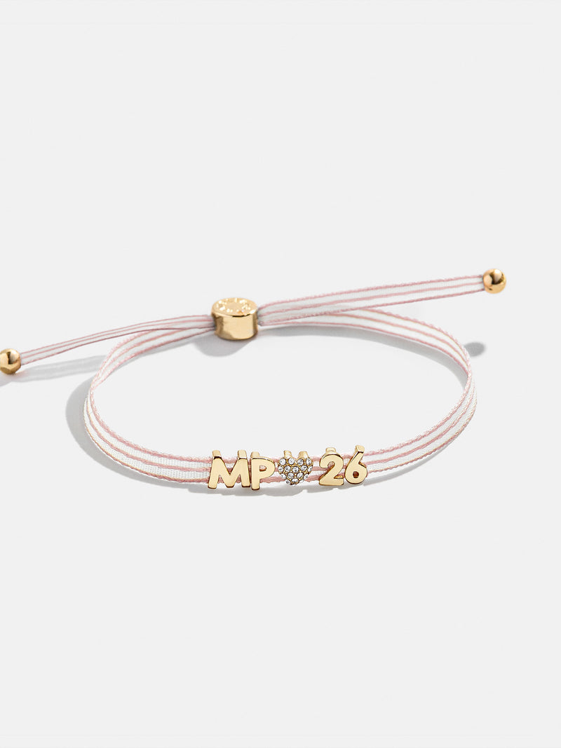 BaubleBar Custom Ribbon Bracelet - Light Pink Ribbon - 
    Customizable bracelet
  
