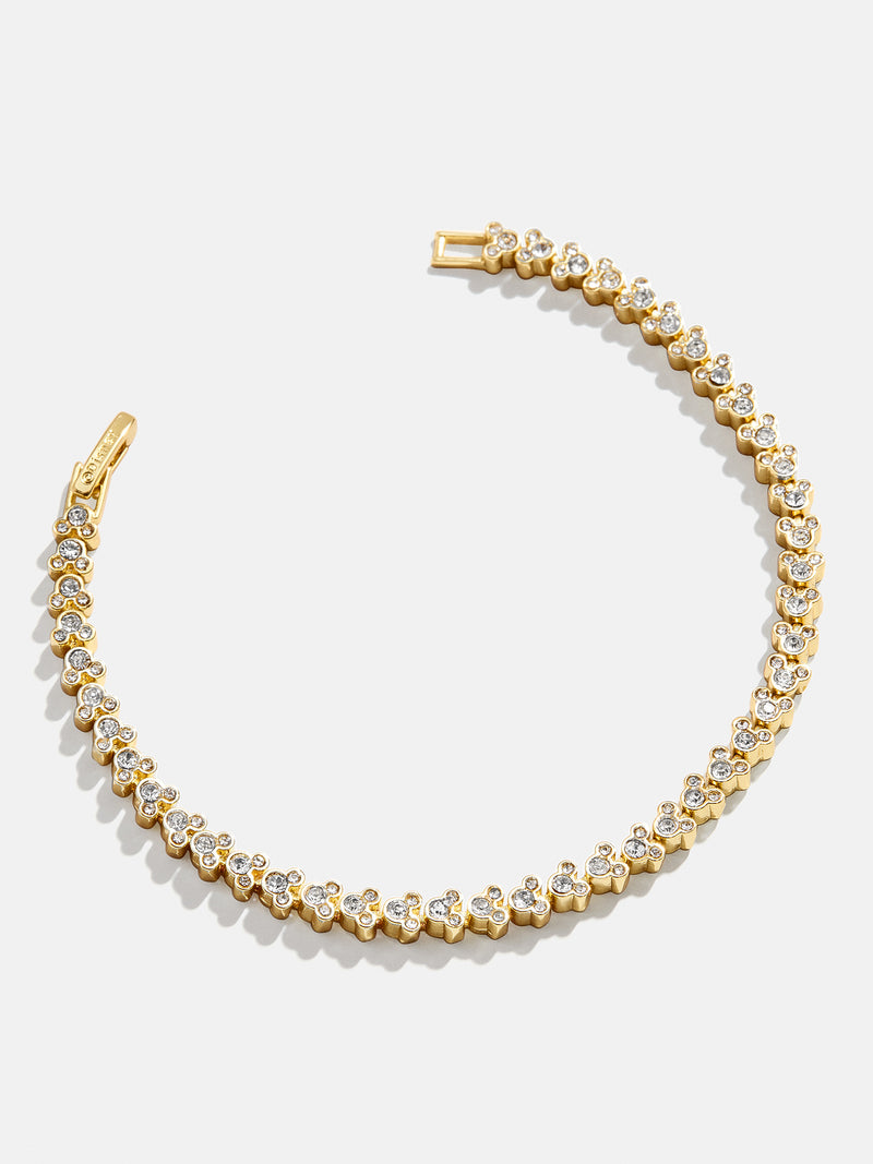 BaubleBar Mickey Mouse Disney Repeating Tennis Bracelet - Gold/Pavé - 
    Enjoy 20% off - This Week Only
  
