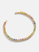 BaubleBar Mickey Mouse Disney Repeating Tennis Bracelet - Gold/Multi - 
    Disney tennis bracelet
  
