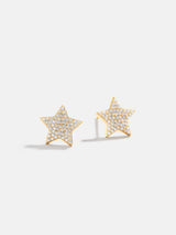 BaubleBar 18K Gold Celestial Delicate Stud - Pavé Star - 
    Enjoy 20% off - This Week Only
  

