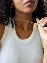 BaubleBar Gold - 
    Bubble initial necklace
  

