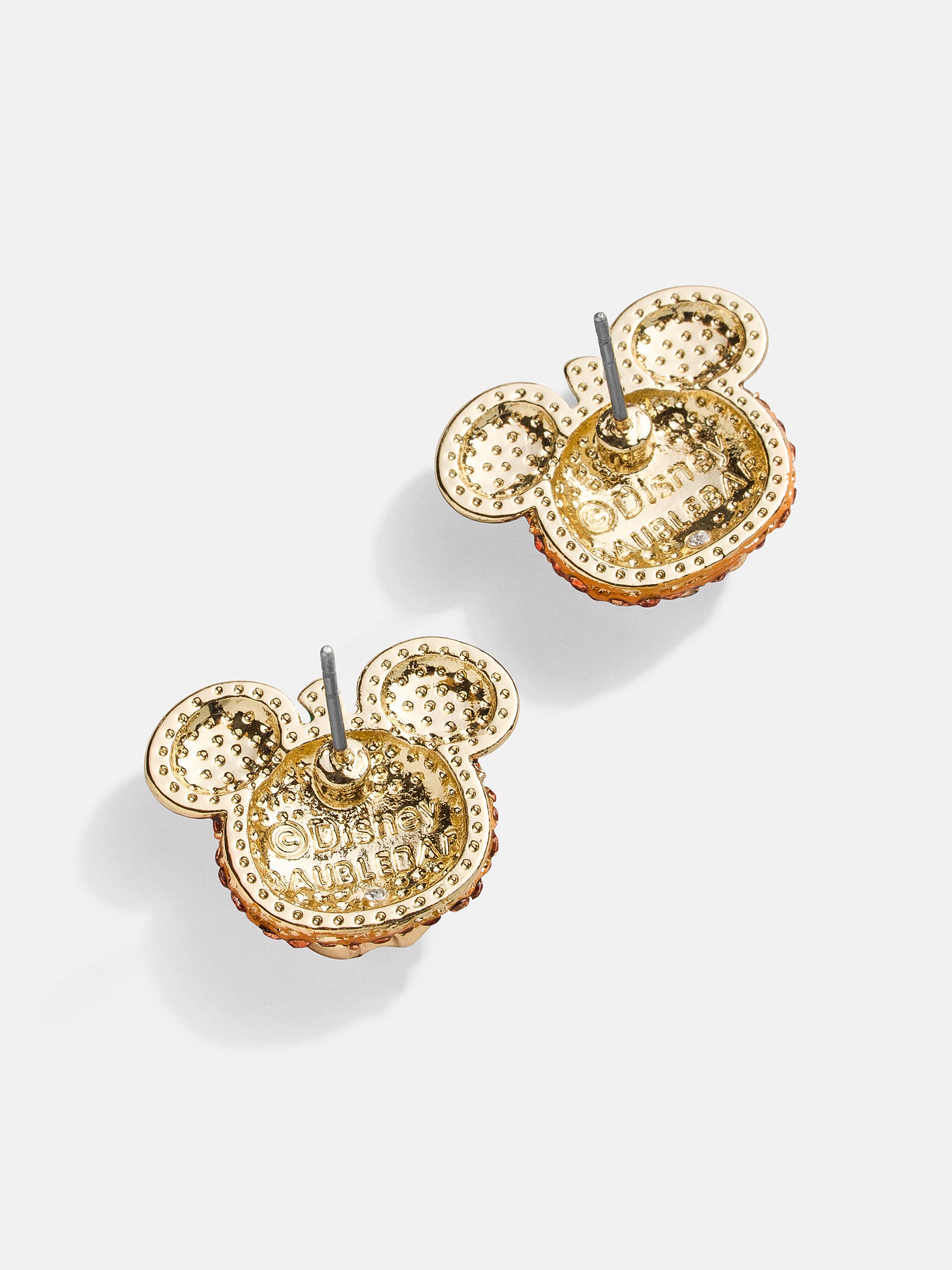 Mickey Mouse Disney Pumpkin Stud Earrings - Disney Pumpkin