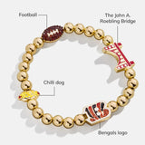 NFL Pisa Charm Bracelet - Cincinnati Bengals