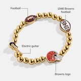 NFL Pisa Charm Bracelet - Cleveland Browns