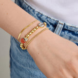 NFL Pisa Charm Bracelet - Cleveland Browns