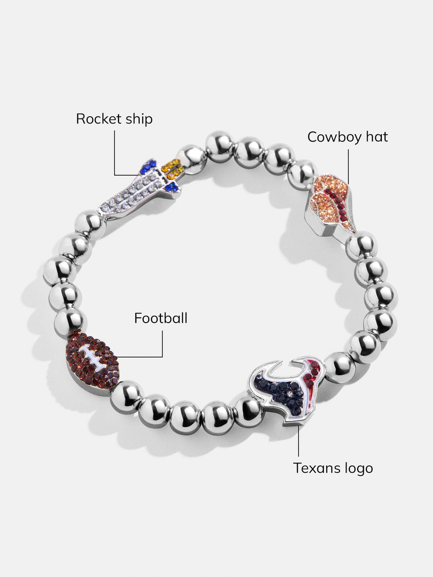 Houston Texans NFL Pisa Charm Bracelet - Houston Texans