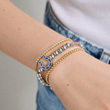 NFL Pisa Charm Bracelet - Indianapolis Colts