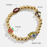 NFL Pisa Charm Bracelet - Jacksonville Jaguars