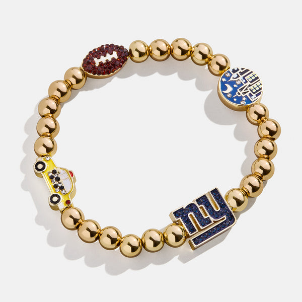 New York Giants NFL Charm Bracelet