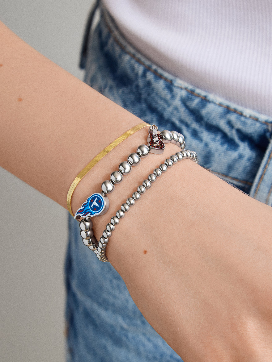 Tennessee Titans NFL Pisa Charm Bracelet - Tennessee Titans