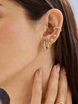 BaubleBar 18K Gold Evil Eye Earrings - Pavé Evil Eye - 
    18K Gold Plated Sterling Silver, Cubic Zirconia
  
