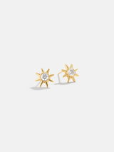 BaubleBar 18K Gold Vermeil Celestial Delicate Stud - Sun - 
    18K Gold Vermeil
  
