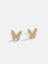 BaubleBar 18K Gold Just For Fun Earrings - Pavé Butterfly - 
    Enjoy 20% off - This Week Only
  

