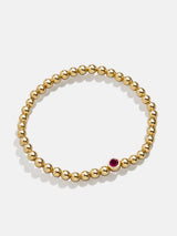 BaubleBar 18K Gold Birthstone Pisa Bracelet - Ruby - 
    20% Off 18K Gold: This weekend only
  
