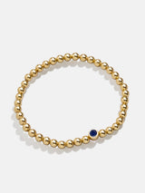 BaubleBar 18K Gold Birthstone Pisa Bracelet - Sapphire - 
    18K Gold Plated Sterling Silver, Cubic Zirconia
  
