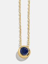BaubleBar 18K Gold Birthstone Pendant Necklace - Sapphire - 
    Ends Sunday: Enjoy 25% Off
  
