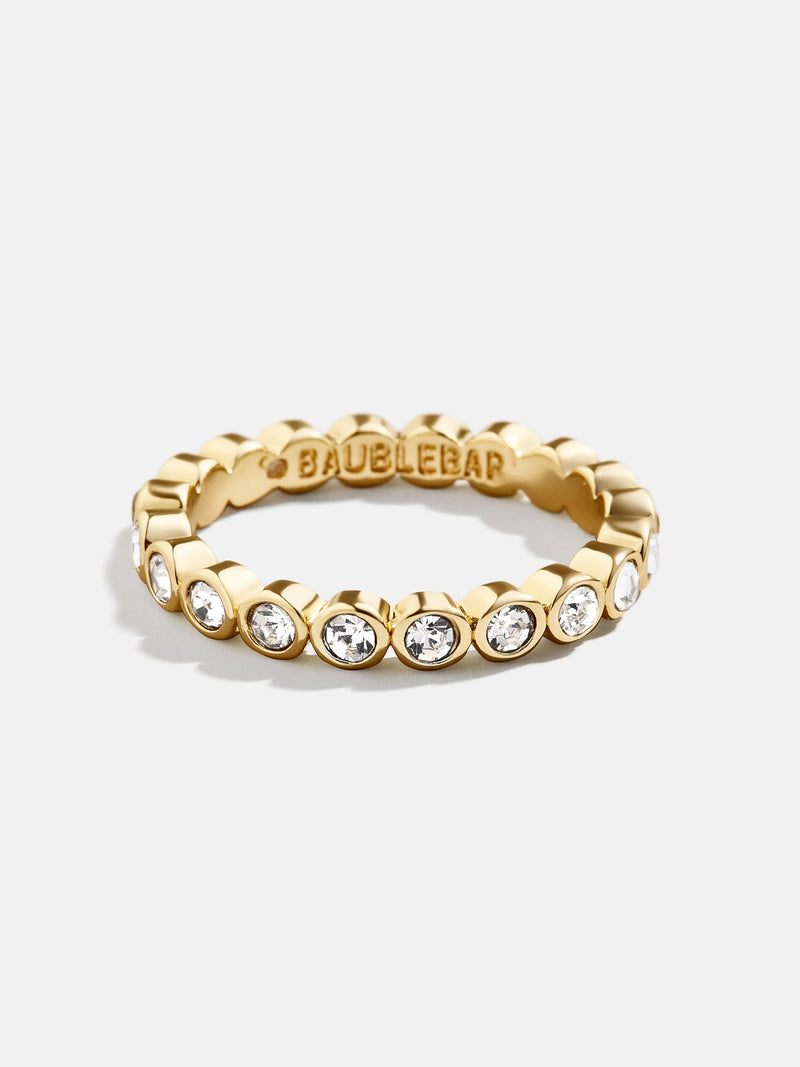 Poppy Ring - Gold/Pavé