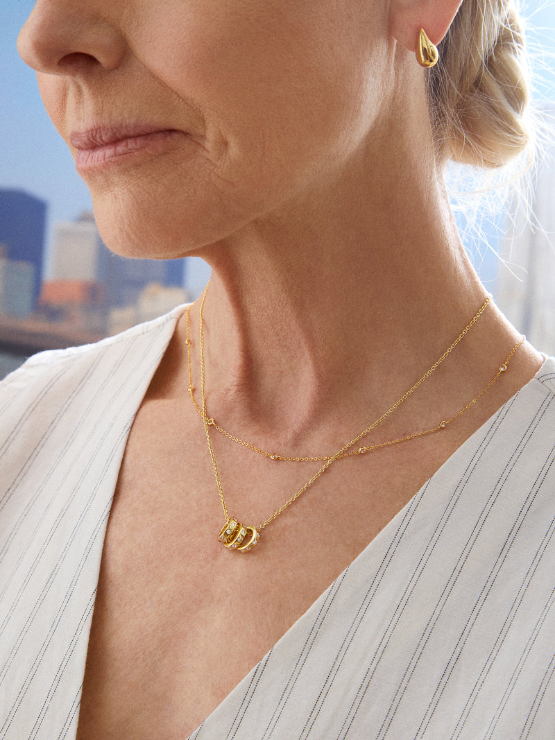 BaubleBar 18K Gold Birthstone Charm Necklace - Gold - 
    Enjoy 20% off - This Week Only
  
