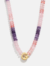 BaubleBar G - 
    Semi-precious initial necklace
  
