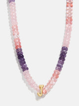 BaubleBar J - 
    Semi-precious initial necklace
  
