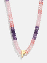 BaubleBar P - 
    Semi-precious initial necklace
  
