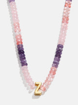 BaubleBar Z - 
    Semi-precious initial necklace
  
