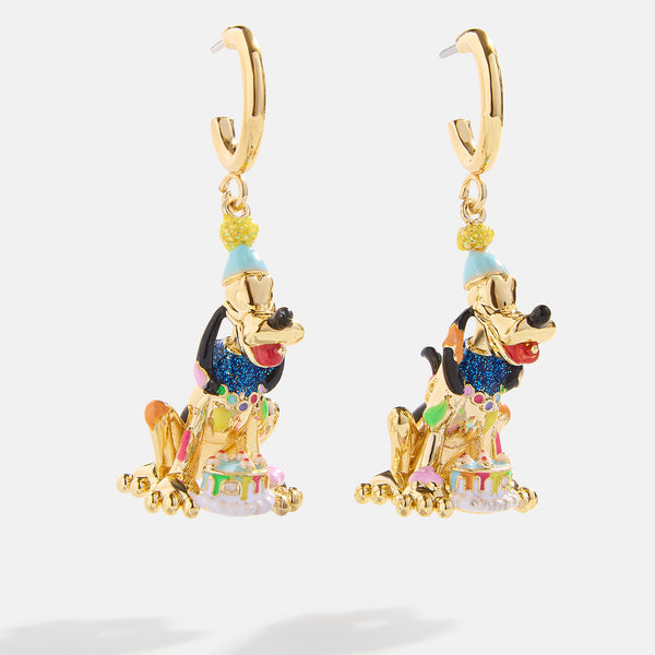 ☆ Disney x BAUBLEBAR ☆ プルートプールパーティーピアス Pluto Disney Celebration Earrings - Gold – Disney Pluto