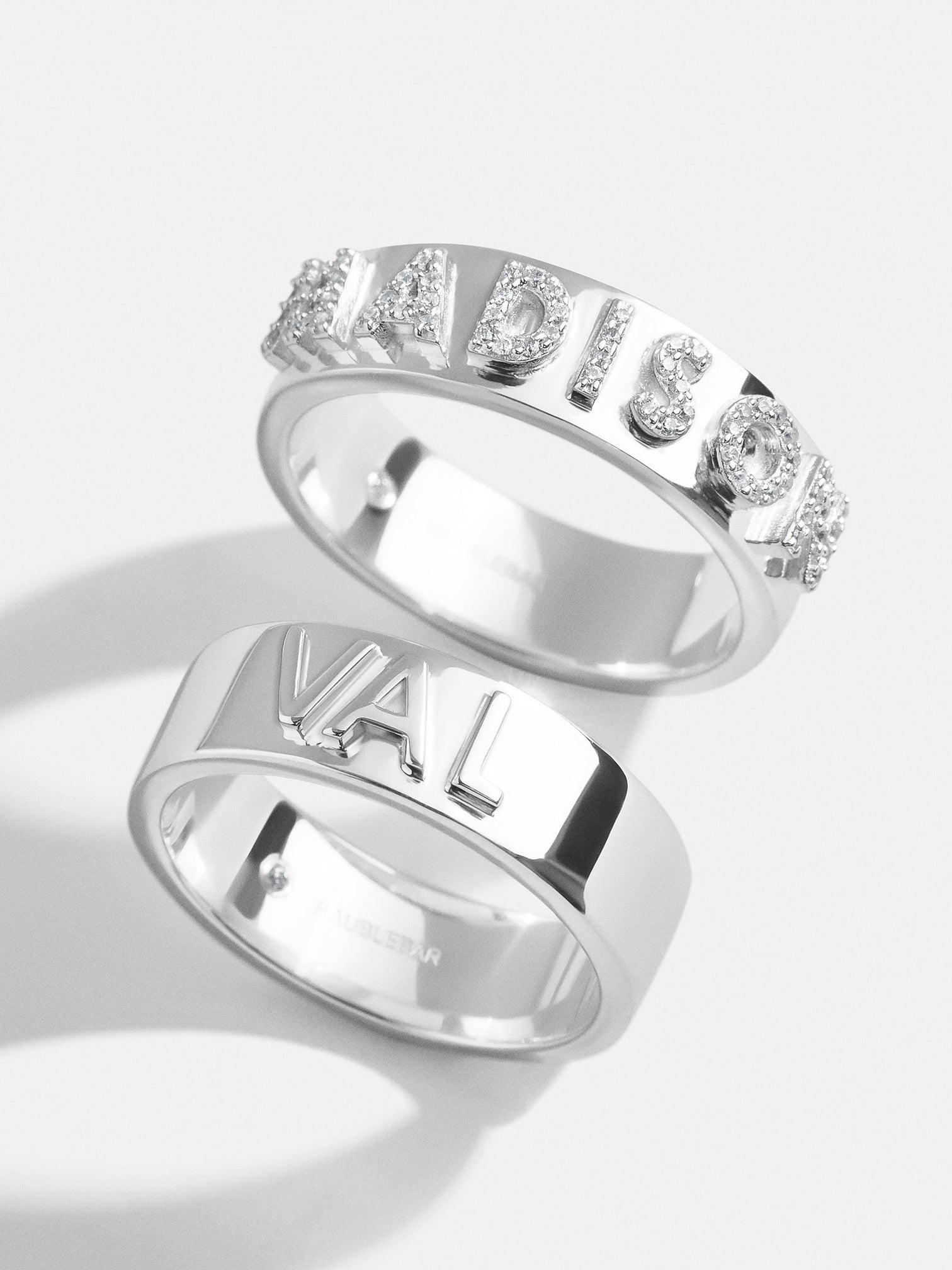 Sterling Silver Custom Block Ring - Sterling Silver – Sterling Silver ...