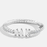 variant:Sterling Silver. Pavé Cubic Zirconia Stones