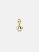 Heart Cluster Charm - Heart Gem