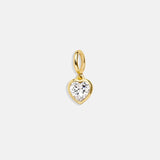 Heart Cluster Charm - Heart Gem