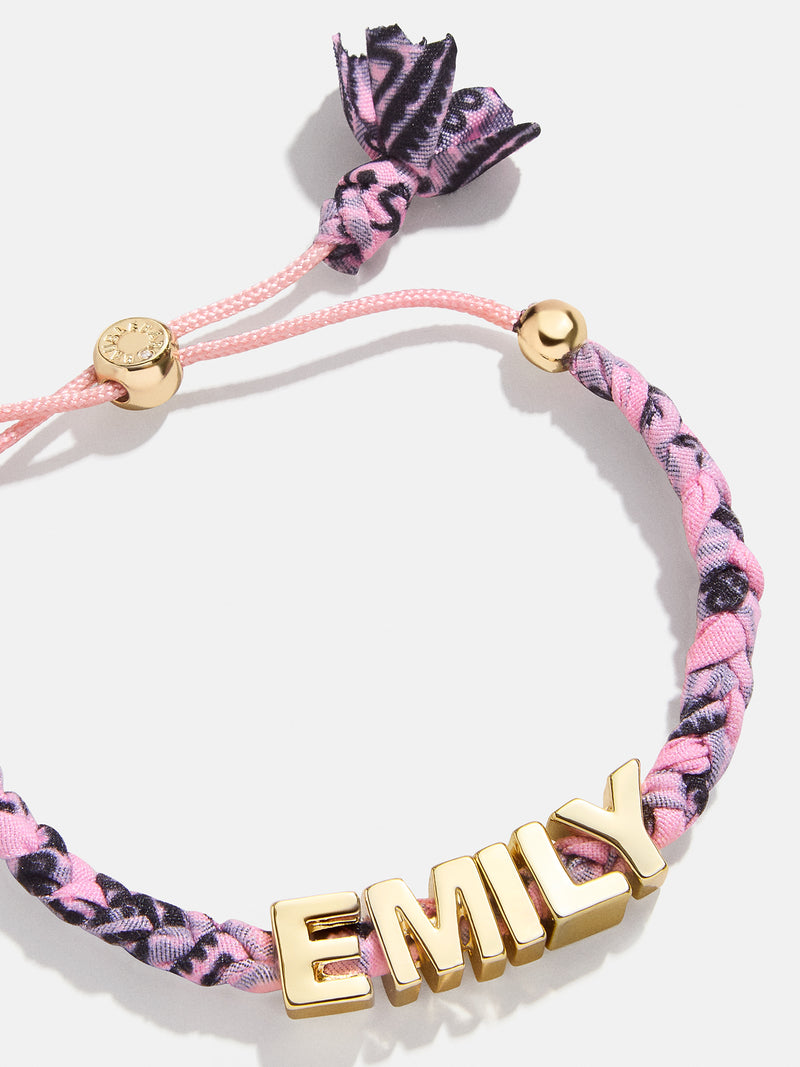 BaubleBar Custom Bandana Nameplate Bracelet - Blush - 
    Enjoy 20% off - This Week Only
  
