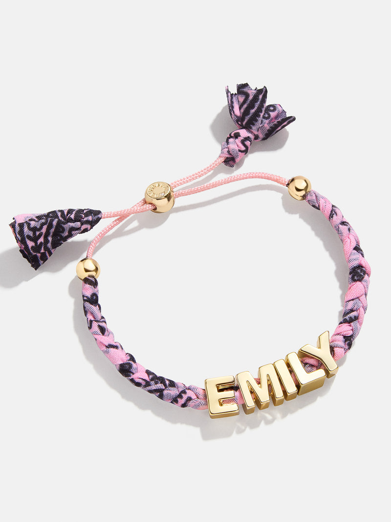 BaubleBar Custom Bandana Nameplate Bracelet - Blush - 
    Enjoy 20% off - This Week Only
  
