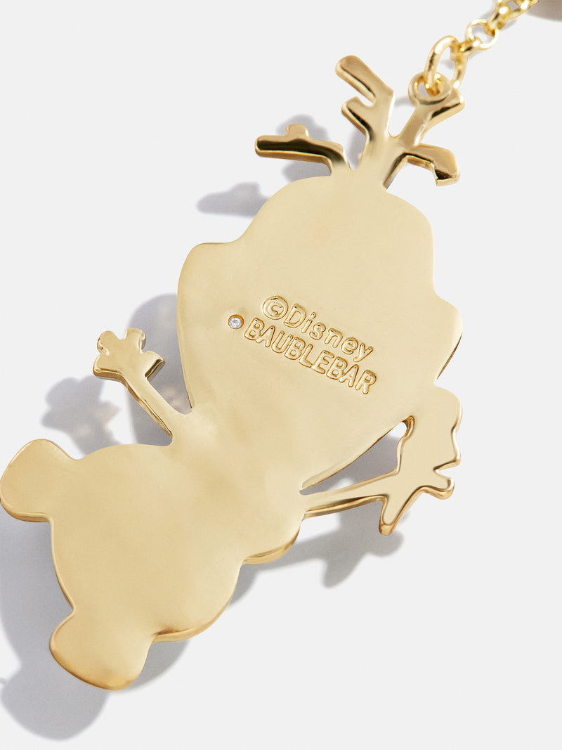 BaubleBar Disney Frozen Olaf Bag Charm - White - 
    Disney keychain
  
