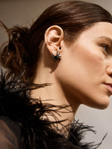 Creepin It Real Earrings Black Delicate Halloween earrings BaubleBar