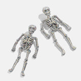 Bone-A-Fide Hottie Earrings - Silver/Iridescent