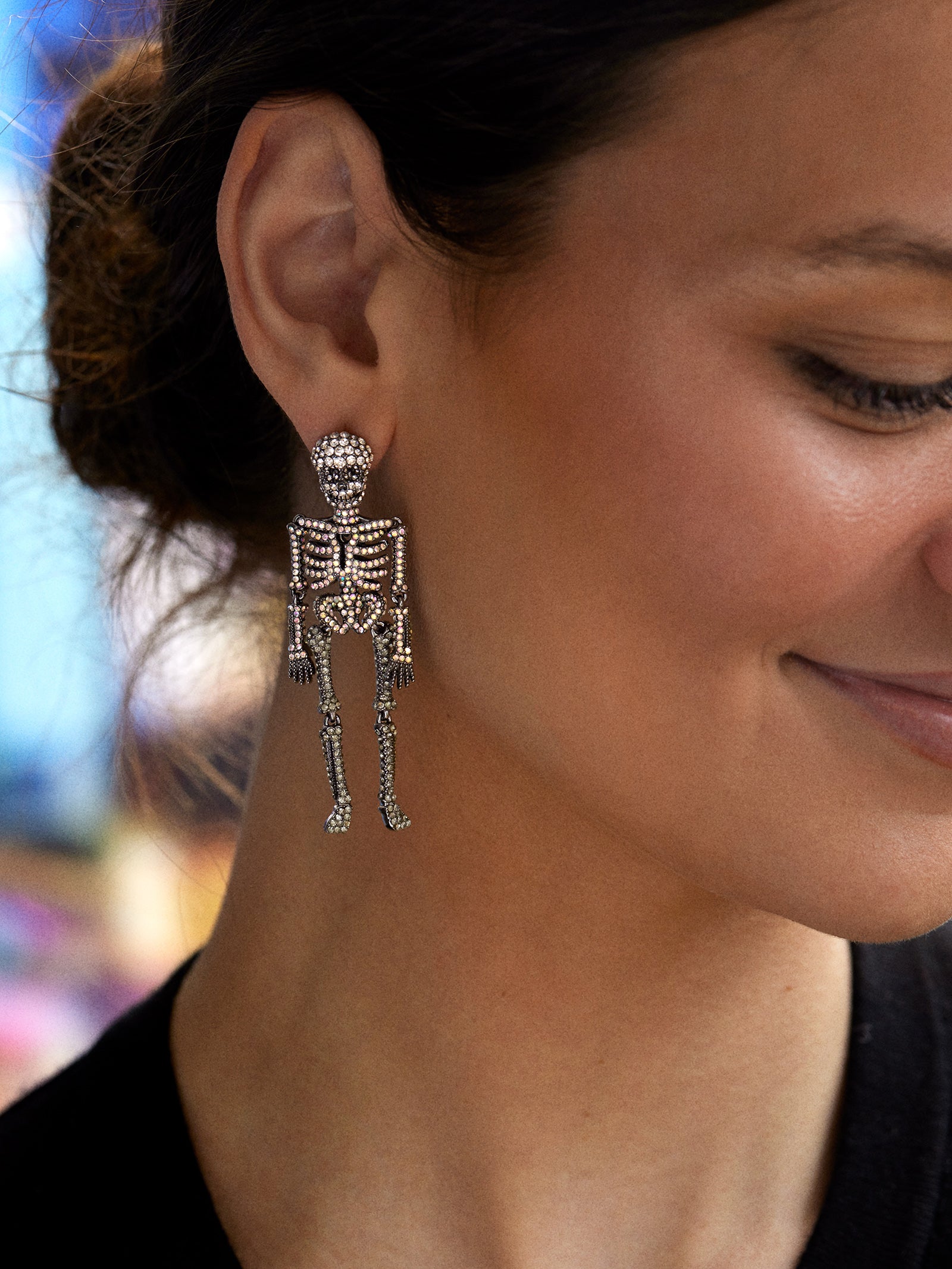 Bone-A-Fide Hottie Earrings - Clear – Crystal shakey