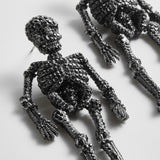 Bone-A-Fide Hottie Earrings - Black