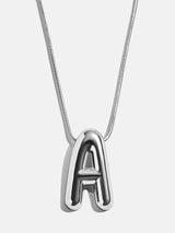 BaubleBar Silver - 
    Bubble initial necklace
  
