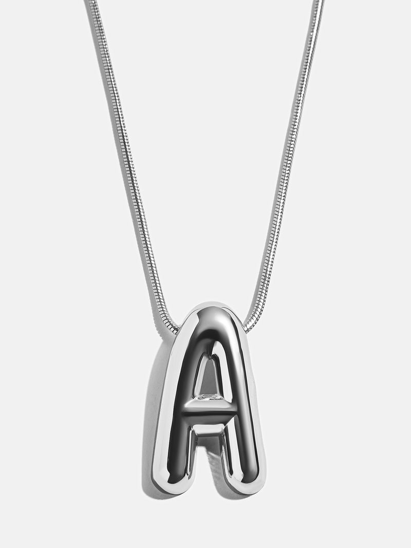 BaubleBar Silver - 
    Bubble initial necklace
  
