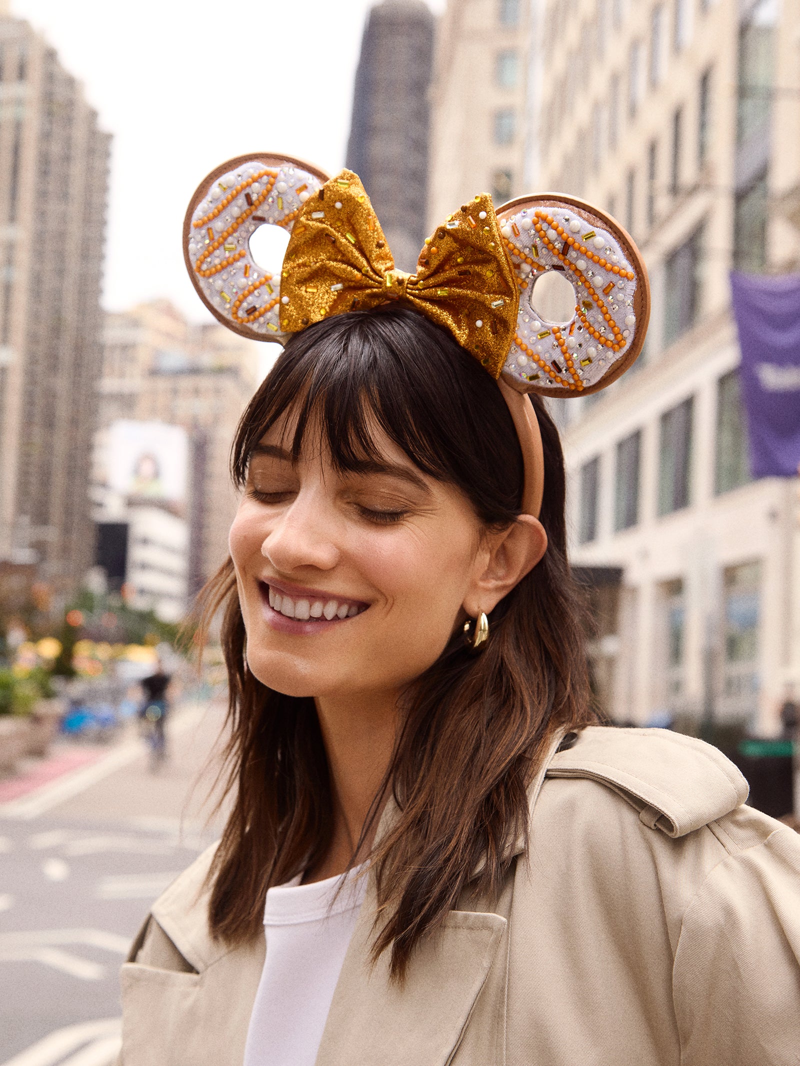 Minnie Mouse Disney Donut Ears Headband - Minnie Mouse Donut 