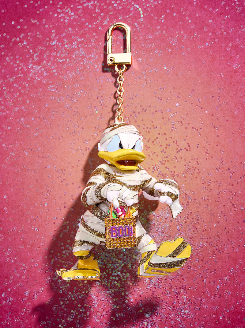 Donald Duck Disney Mummy Glow In The Dark Bag Charm Donald Duck Disney glow in the dark keychain BaubleBar