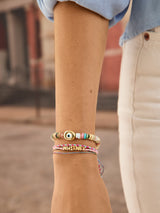 BaubleBar Custom Layered Cord Bracelet - Pink - 
    Enjoy 20% off - This Week Only
  
