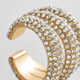 Jenny Ear Cuff - Gold/Pavé
